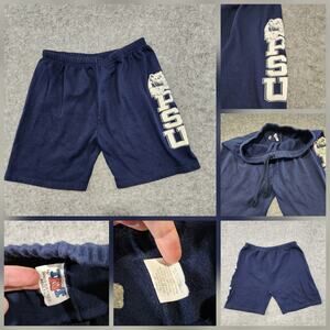 VTG 90s PSU Penn State University Nittany Lions Mens L Large Shorts‎ USA Made